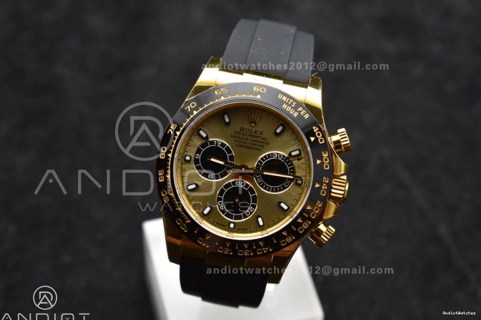 Steel flex 765 Daytona Best Stretchable Oyster 904L Strap 116518 YG Edition Dial 1:1 on DD VSF 0716